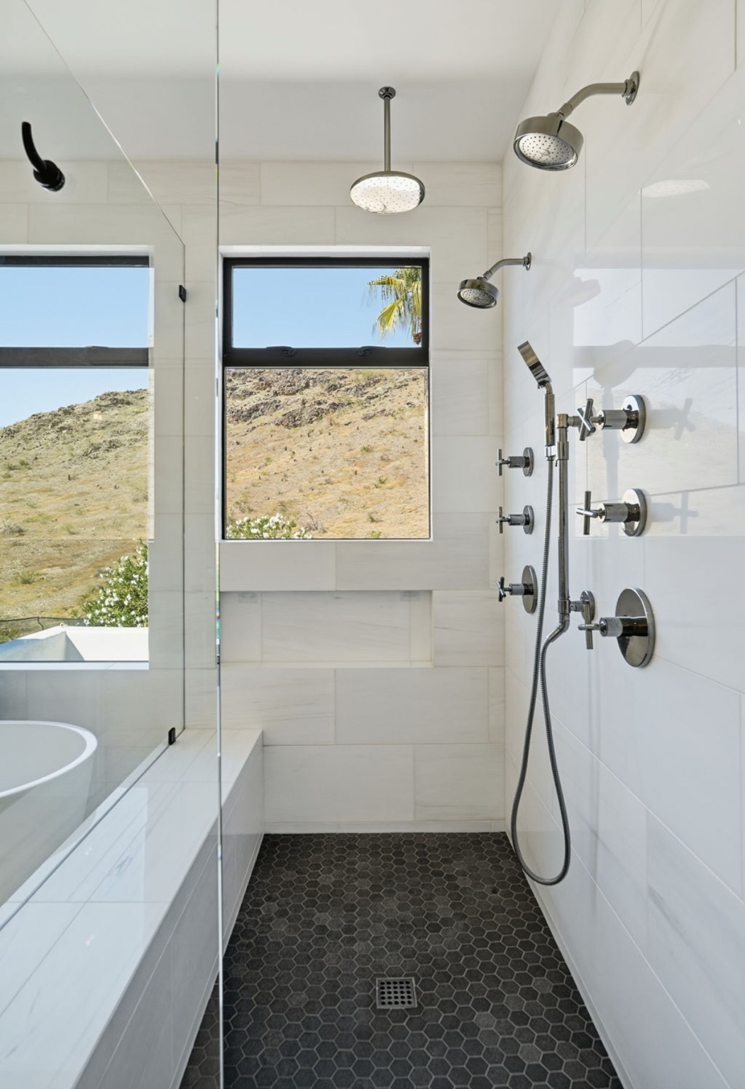 Finished custom shower by Scottsdale Shower Design